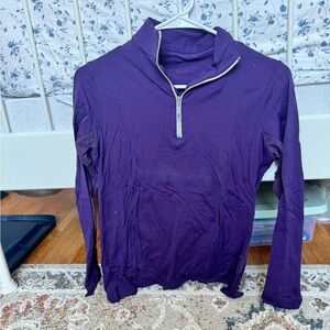 The Tailored Sportsman Purple Long Sleeve Top